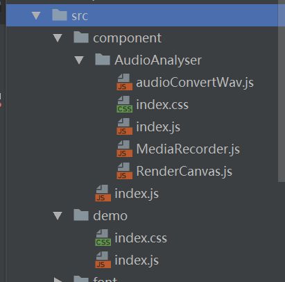 基于react的錄音及音頻曲線繪制的組件開發